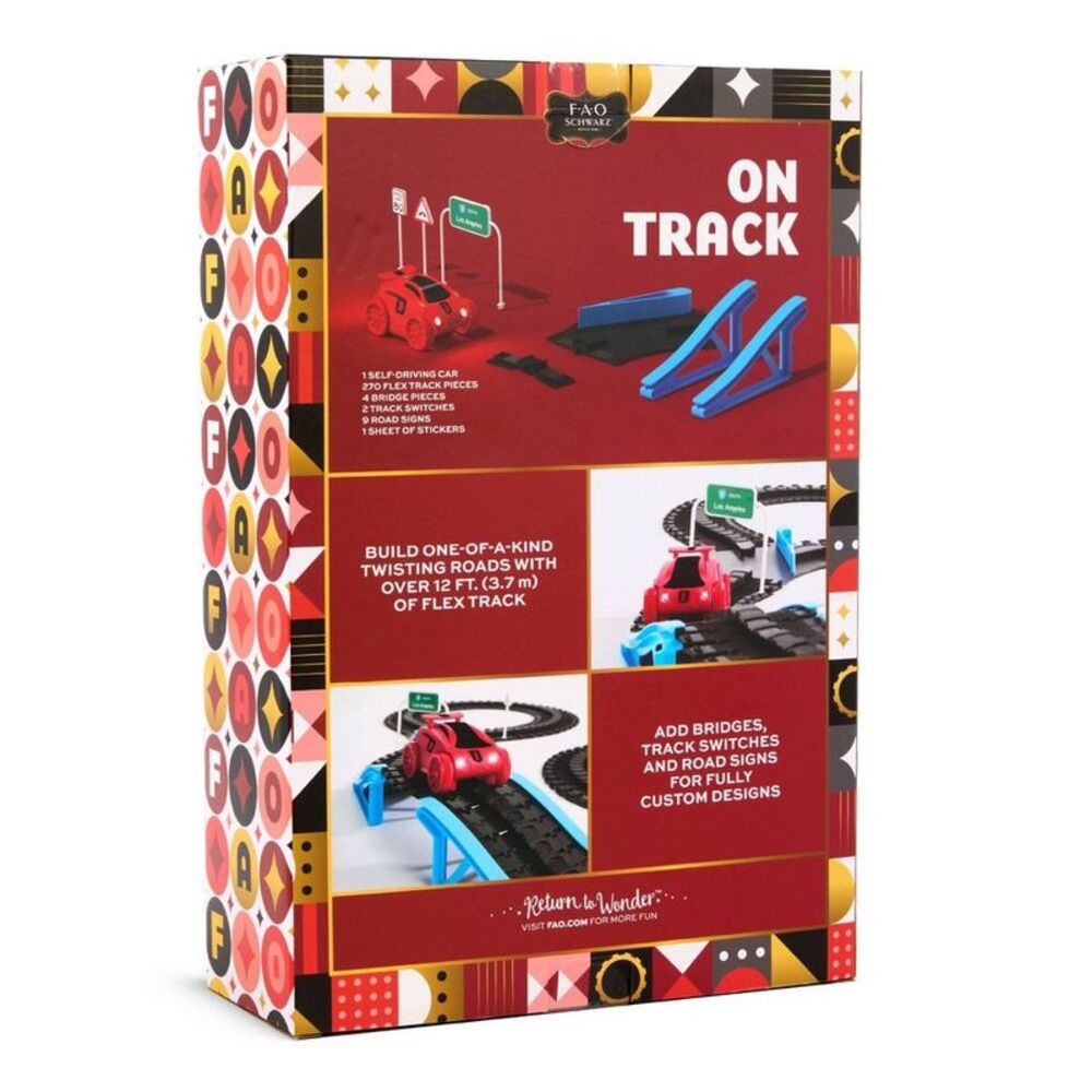 FAO Schwarz -  Vehicle Playset with DIY Track Black - Picture 6 of 7